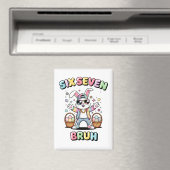 Aimant Joyeuses Pâques 67 meme Drôle de Lapin (In Situ (Lave-vaisselle))