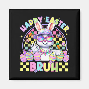 Aimant Joyeuses Pâques Frère Drôle Six Sept Mème Lapin Ga
