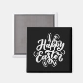 Aimant Joyeuses Pâques Premium Tri-blend (Recto/Verso)