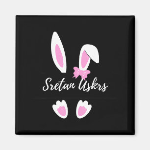 Aimant Joyeuses Pâques Sretan Uskrs graphique croate nouv