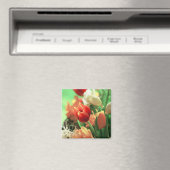 Aimant Joyeuses Tulipes de Pâques (In Situ (Lave-vaisselle))