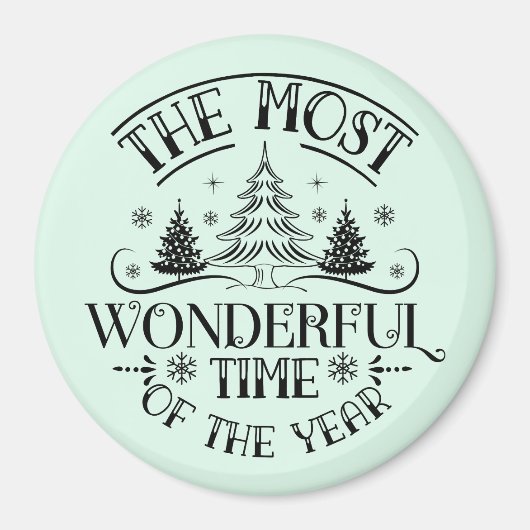 Aimant Joyeuses vacances (Devant)