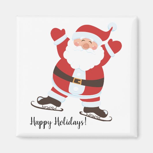 Aimant Joyeuses vacances Père Noël (Devant)
