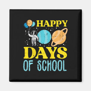 Aimant Joyeux 100 Jours D'Astronaut Scolaire Planètes 100