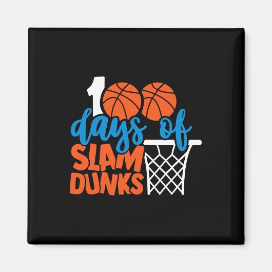 Aimant Joyeux 100 Jours D'École 100 Jours De Slam Dunks B (Devant)