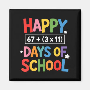 Aimant Joyeux 100 Jours D'École Équation Mathématique 100