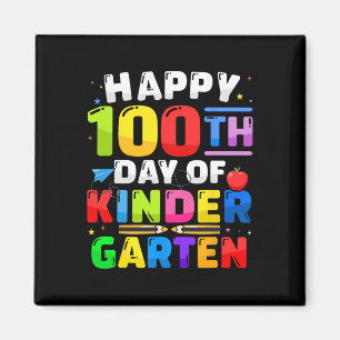 Aimant Joyeux 100e jour de maternelle 100 jours pour ense