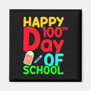 Aimant Joyeux 100e jour d'école 100 jours Adorables étudi
