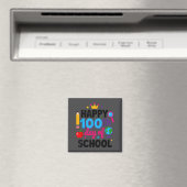 Aimant Joyeux 100e jour d'école 100 jours plus intelligen (In Situ (Lave-vaisselle))