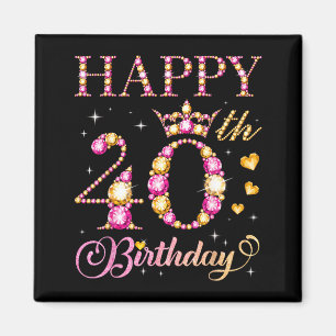 Aimant Joyeux 40e Anniversaire 40 Ans Hommes Femmes Anniv