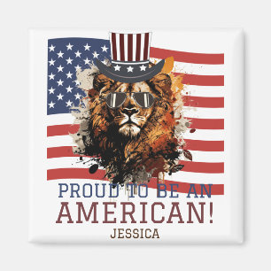 Aimant Joyeux 4 juillet fête de l'Indépendance