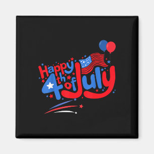 Aimant Joyeux 4 juillet jour de l'indépendance usa 4 juil