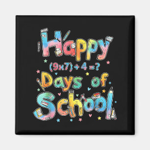 Aimant Joyeux 67 Jours D'École Équation Mathématique Prof