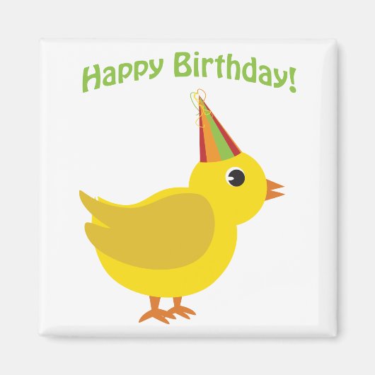 Aimant Joyeux Anniversaire ! (Devant)