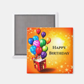 Aimant Joyeux anniversaire (Recto/Verso)