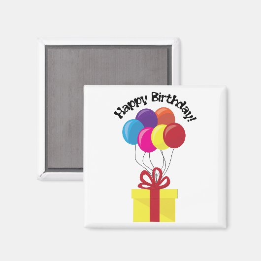 Aimant Joyeux anniversaire ! (Recto/Verso)