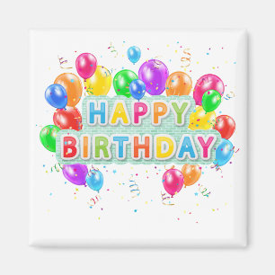 Aimant Joyeux anniversaire