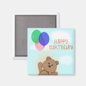 Aimant Joyeux anniversaire (Recto/Verso)