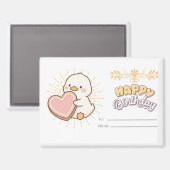 AIMANT JOYEUX ANNIVERSAIRE (Recto/Verso)