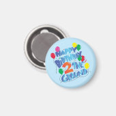 Aimant Joyeux anniversaire (Recto/Verso)