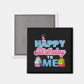 Aimant Joyeux anniversaire à moi  (Recto/Verso)