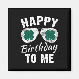 Aimant Joyeux Anniversaire À Moi Saint-Patrick Chanceuse
