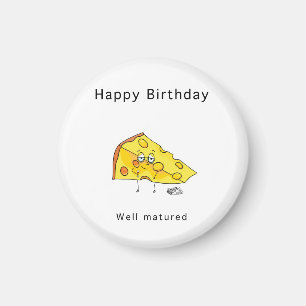 Aimant Joyeux Anniversaire. Bien Vieilli. Cadeau d'annive