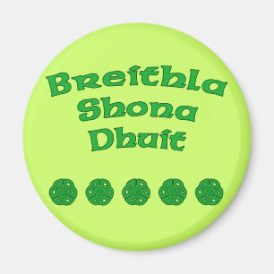 Aimant Joyeux anniversaire dans l'Irlandais