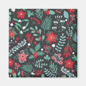 Aimant Joyeux anniversaire et Joyeux Noël (Devant)