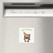 Aimant Joyeux anniversaire ! Ours (In Situ (Lave-vaisselle))