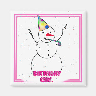 Aimant Joyeux anniversaire pour elle !