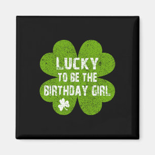 Aimant Joyeux anniversaire Saint-Patrick Chanceux d'être