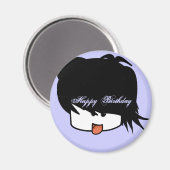 Aimant Joyeux anniversaire Ultra mignonne Anime Boy (Recto/Verso)