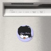 Aimant Joyeux anniversaire Ultra mignonne Anime Boy (In Situ (Lave-vaisselle))