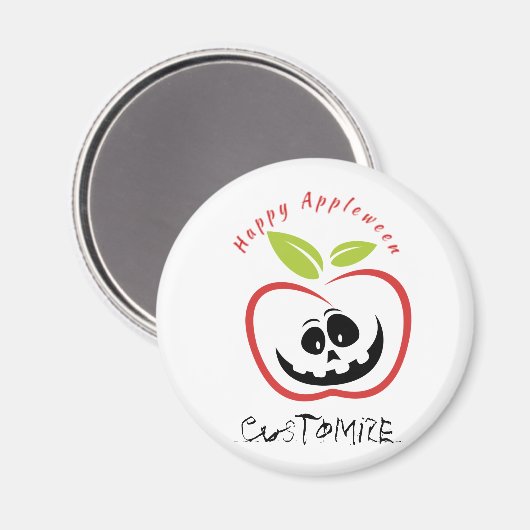 Aimant Joyeux Appleween Jack O'lantern Thunder_Cove (Recto/Verso)