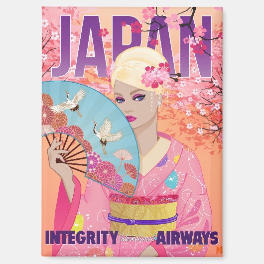 Aimant Joyeux au Japon (Recto)