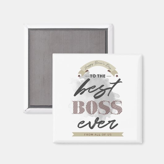 Aimant Joyeux Boss's Day (Recto/Verso)