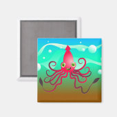 Aimant Joyeux calmar (Recto/Verso)