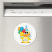Aimant Joyeux canard d'anniversaire (In Situ (Lave-vaisselle))