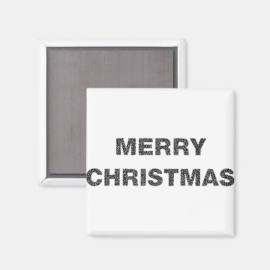 Aimant Joyeux Cercles de Noël 4 (Recto/Verso)