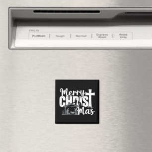 Aimant Joyeux Christ Mas chrétien Noël Jésus Famille