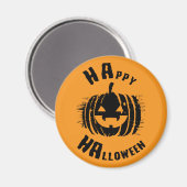 Aimant Joyeux Citrouille du parti Halloween (Recto/Verso)