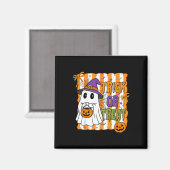 Aimant Joyeux Citrouille Halloween Ghost Boy G (Recto/Verso)