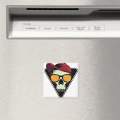 Aimant Joyeux crâne d'halloween (In Situ (Lave-vaisselle))