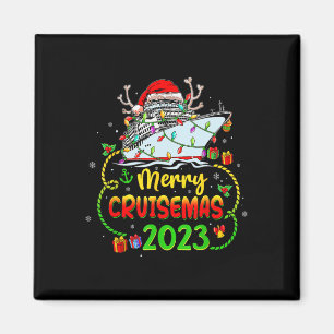 Aimant Joyeux Cruisemas Croisière Familiale Vacances Noël