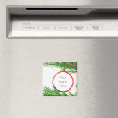 Aimant Joyeux décor d'arbre de Noël (cadre photo) (In Situ (Lave-vaisselle))