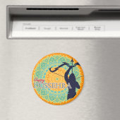 Aimant Joyeux Dussehra Lord Ram avec Bow & Arrow Chakra B (In Situ (Lave-vaisselle))