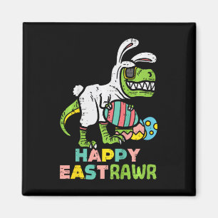Aimant Joyeux Eastrawr Trex Lapin de Pâques Œuf Dino drôl