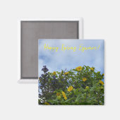 Aimant Joyeux Equinox de printemps ! (Recto/Verso)