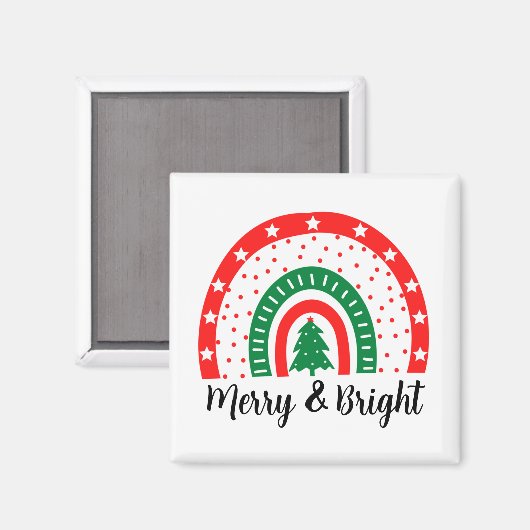 Aimant Joyeux et bon Noël (Recto/Verso)